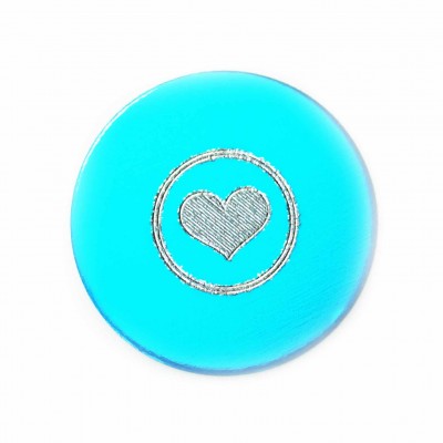 Life Lockets Heart Logo Plate - Exclusive to Life Lockets